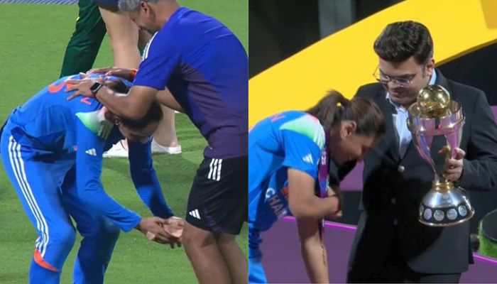 Harmanpreet Kaur Touches Amol Muzumdar &amp; Jay Shah’s Feet After World Cup Win, Watch Viral Video