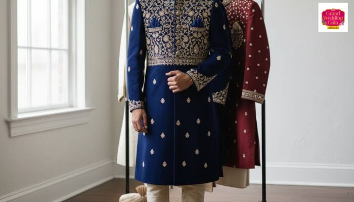 Sherwanis for Groom to Rock the Grand Wedding Gala 2025
