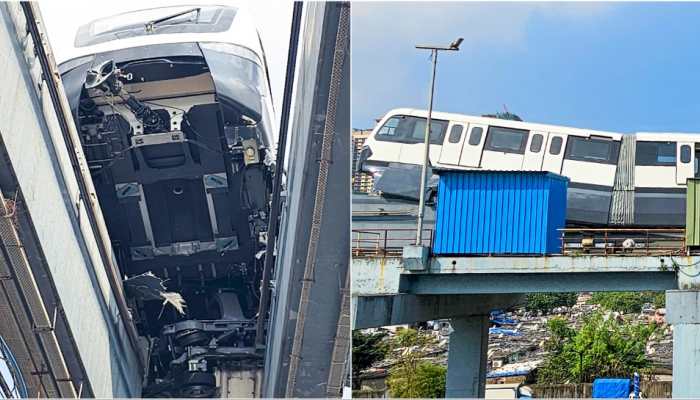 SHOCKING Video: New Mumbai Monorail Rake Derailed And Damaged During Trial; Officials Claim Conspiracy