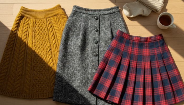 Stylish Wool Skirts to Keep You Warm