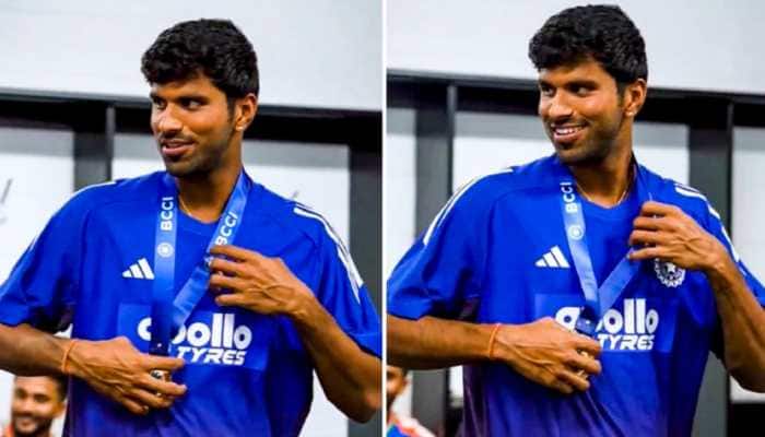 'It's Such A Great Feeling To...': Washington Sundar Gets Impact Player Of the Series Medal After Win Over Australia - WATCH
