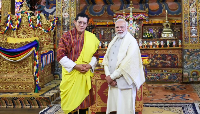 PM Modi, Bhutan King Seek Blessings From Lord Buddha’s Holy Relics In Thimphu