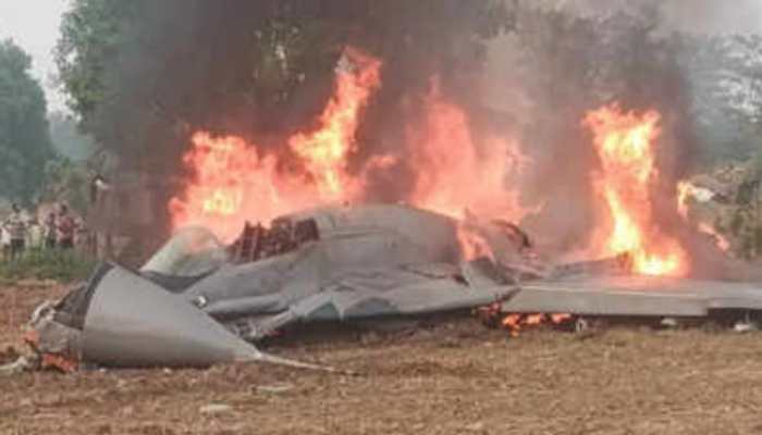 BREAKING: IAF PC-7 Pilatus Trainer Aircraft Crashes Near Chennai; Pilot Ejects