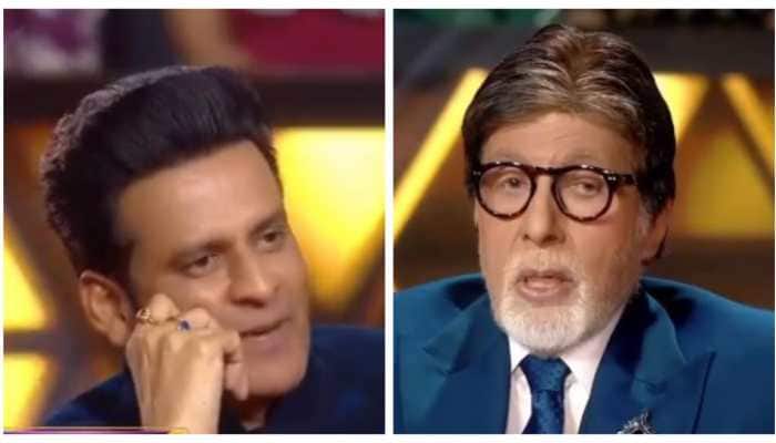 On KBC 17, Manoj Bajpayee Gives Bhojpuri Twist To Big B’s Iconic ‘Deewaar’ Dialogue — Watch