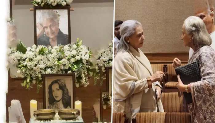 Waheeda Rehman, Jaya Bachchan Attend Legendary Actress Kamini Kaushal's Prayer Meet