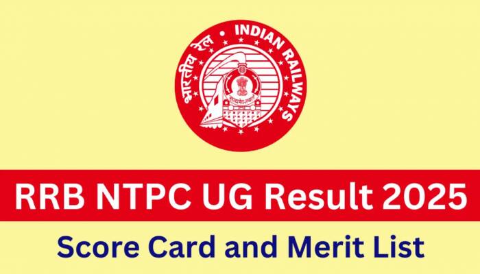 RRB NTPC UG Result 2025 OUT: Check How To Download Merit List And Score Card At rrbcdg.gov.in