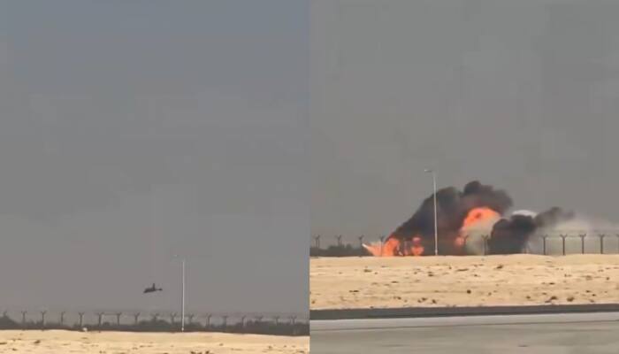 Tejas Fighter Jet Crashes At Dubai Air Show, Sparks Fire; Pilot Dead | VIDEO