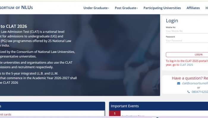 CLAT 2026 Admit Card OUT At consortiumofnlus.ac.in; Exam On December 7- Check Direct Link To Download Hall Ticket Here