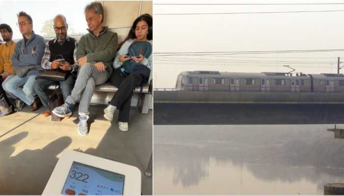 DMRC's 'Dirty' Secret: AC Coaches Offer Zero Protection As AQI Reaches 'Very Poor' Levels Inside | Viral Video