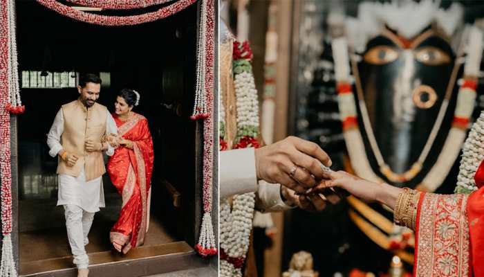Samantha Ruth Prabhu Marries The Family Man Director Raj Nidimoru At Linga Bhairavi Temple In Traditional Red Saree, Check FIRST PICS Of Bride And Groom