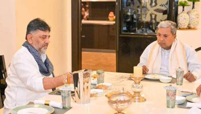 Karnataka CM Tussle Under Control? DK Shivakumar Hosts Siddaramiah For Second Breakfast Meet - What's On The Menu