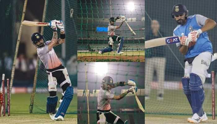 IND vs SA 2nd ODI: Virat Kohli, Rohit Sharma Go Hard In Ranchi Nets