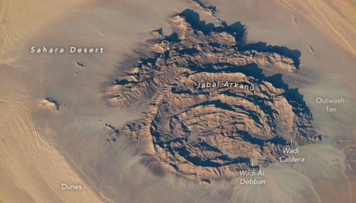 Sahara’s Perfect Stone Rings: Mysterious Jabal Arkanū Formation That Took Millions Of Years To Build