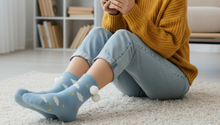 Soft And Warm Women Socks For Daily And Winter Comfort