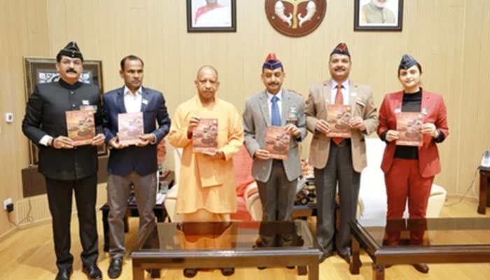 CM Yogi Unveils Flag Pin, Souvenir On Armed Forces Flag Day; Expresses Gratitude To Soldiers