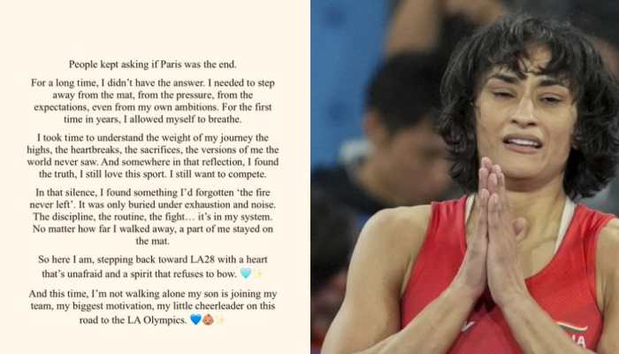 Big News: Vinesh Phogat Reverses Retirement, Targets LA 2028 Olympic Comeback : 'People Kept Asking If Paris Was The End...'