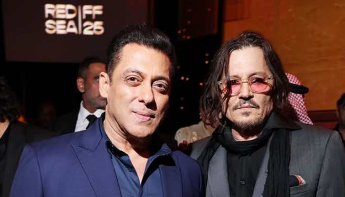 Salman Khan Poses With Johnny Depp At Red Sea Film Festival, Honours Hollywood Star Idris Elba