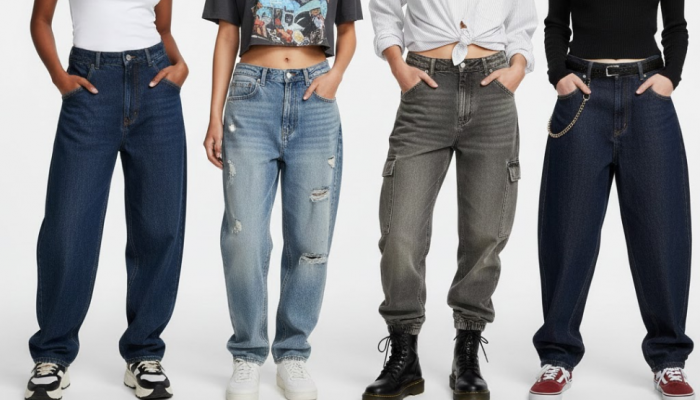 Trendy Women’s Baggy Jeans for Everyday Comfort and Effortless Style