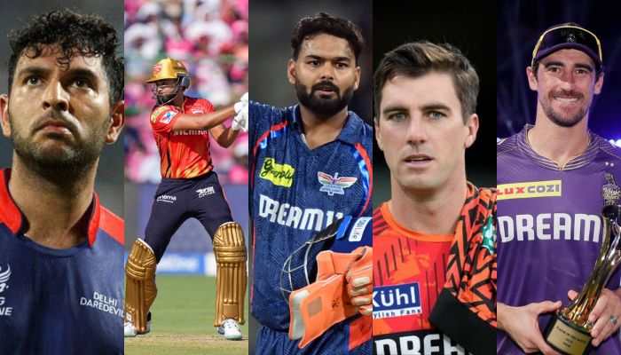 Most Expensive Players In IPL History: From Rishabh Pant's Rs 27 Cr To Mitchell Starc's Rs 24.75 Cr
