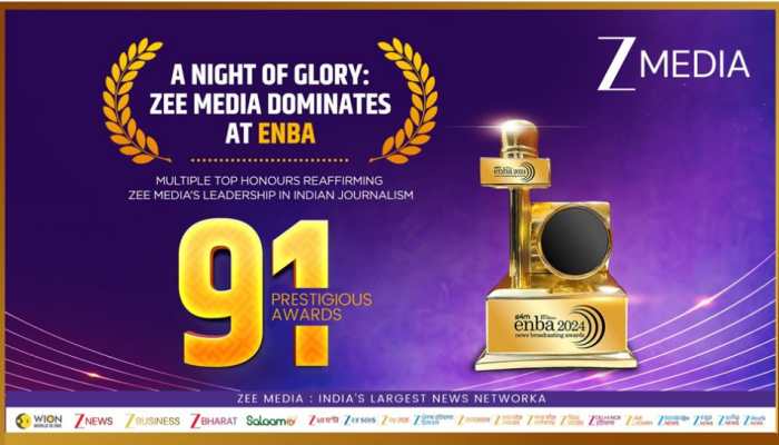 Zee Media Wins 91 Awards At ENBA 2024, Reinforcing Leadership In Journalism