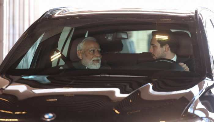PM Modi Visits Jordan Museum; Crown Prince Al Hussein Drives Him During Amman Visit