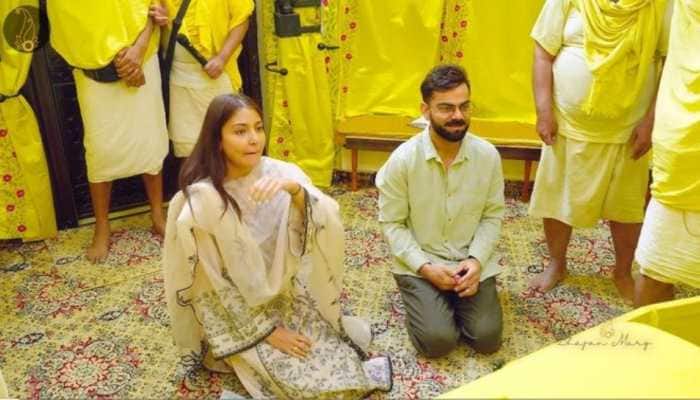 Virat Kohli And Anushka Sharma Receive Blessings From Premanand Maharaj After Return To India 