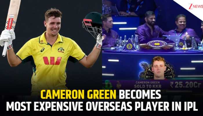 IPL 2026 Auction Breaking: Cameron Green Creates History Makes Mitchell Starc's Record, This Team Bags Aussie All-Rounder For Rs25.20 Crore!