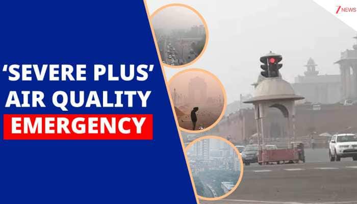 Delhi Air Pollution Crisis:AQI Hits 498 ‘Severe Plus’GRAP-IV Restrictions,₹10,000 Relief for Workers
