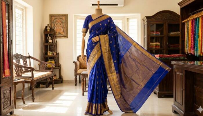 Drape Your Saree in Timeless Indian Elegance