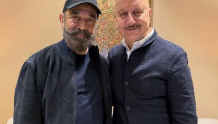 Anupam Kher's Bumps Into Kamal Haasan At Delhi Airport, Calls Him 'One Of The Finest Actors' Of Indian Cinema