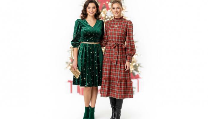 Christmas-Ready Dresses for Cozy and Glam Evenings