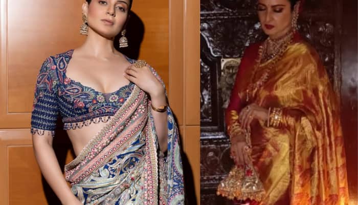 World Saree Day 2025: Rekha To Kangana Ranaut - Timeless Saree Style Inspiration Worth Taking Notes From