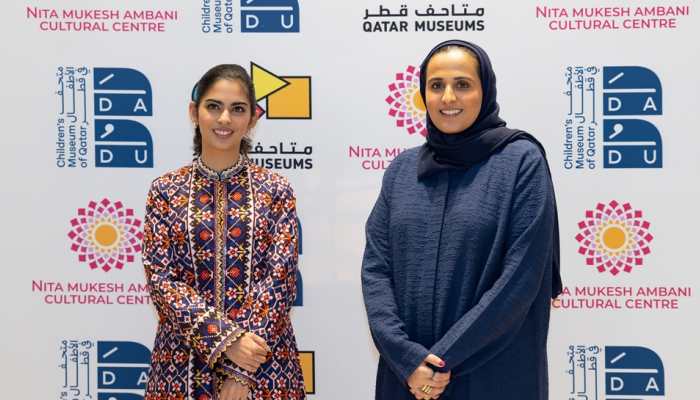 Qatar Museums And Nita Mukesh Ambani Cultural Centre Sign Agreement To Develop Museum-In-Residence Education Initiatives