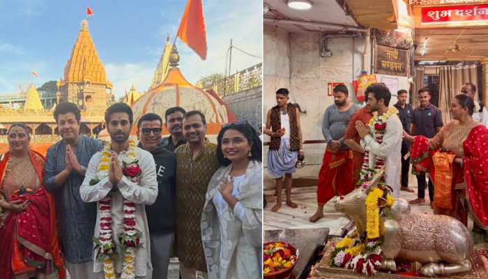 Pulkit Samrat, Varun Sharma And Rahu Ketu Team Offer Prayers At Mahakaleshwar Temple In Ujjain - Pics