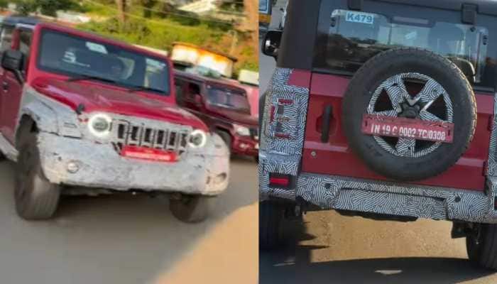 Mahindra Thar Facelift: New Spy Shots Reveal Expected Design Changes, Features And More
