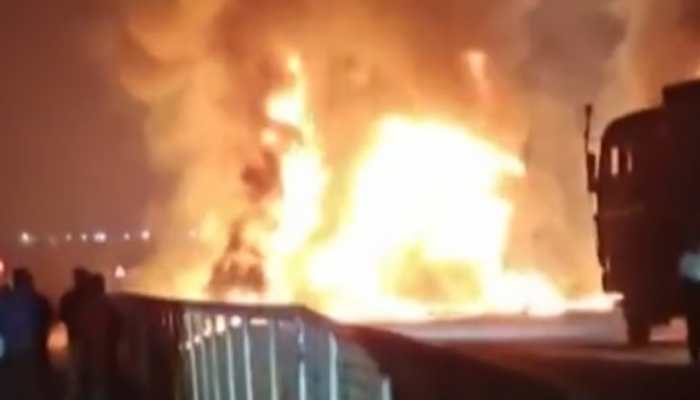9 Killed As Private Bus Catches Fire After Collision With Truck In Karnataka's Chitradurga