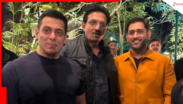 Bhai Meets Mahi Bhai: MS Dhoni Spotted At Salman Khan’s 60th Birthday Bash, Viral Photo Takes Social Media By Storm - WATCH