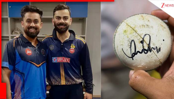 Vishal Jayswal’s Big Day: Dismisses Virat Kohli, Receives Signed Ball In Return