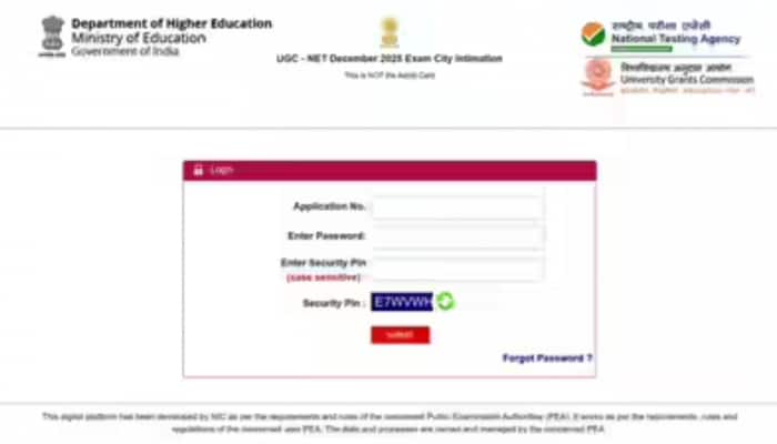 UGC NET December 2025 City Intimation Slip Released: NTA Issues Important Notice For Candidates