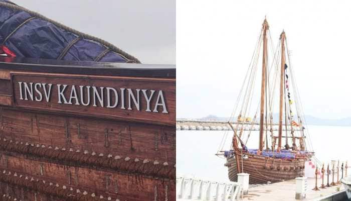 INSV Kaundinya: Indian Navy’s 5th Century Inspired Trading Vessel Embarks On Its Maiden Transoceanic Voyage