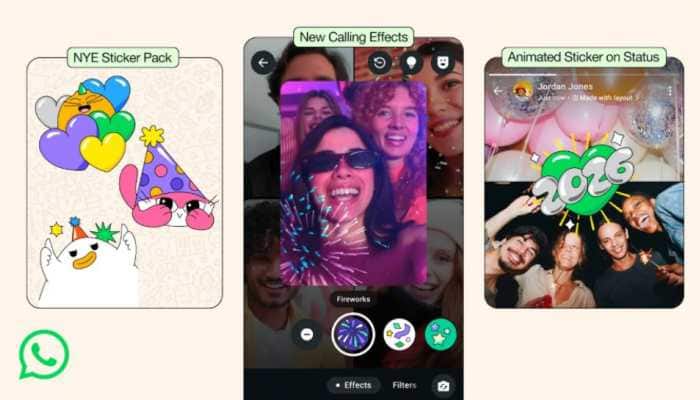 Happy New Year 2026: WhatsApp Rolls Out New Features With Video Call Effects, Status Tools And More 