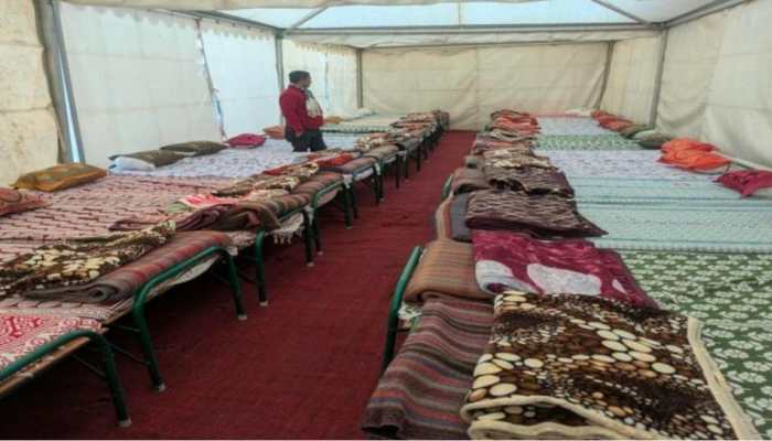 Temporary Shelters Arranged In Subway Areas Near Hospitals In Delhi