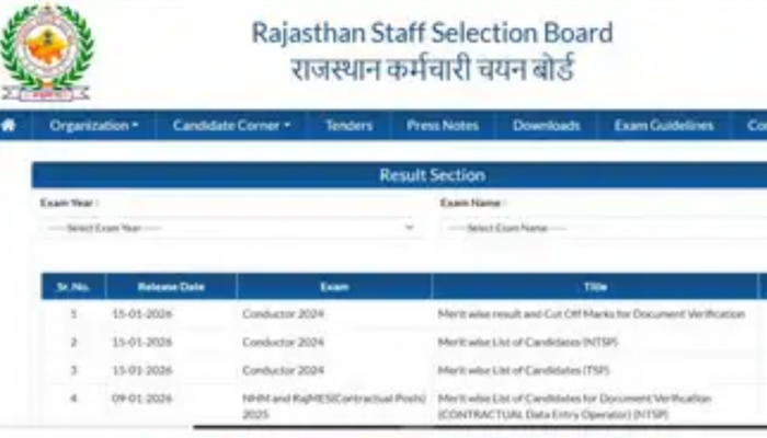 RSSB Grade 4 Result 2026 Declared: Check How To Download The Merit List PDF