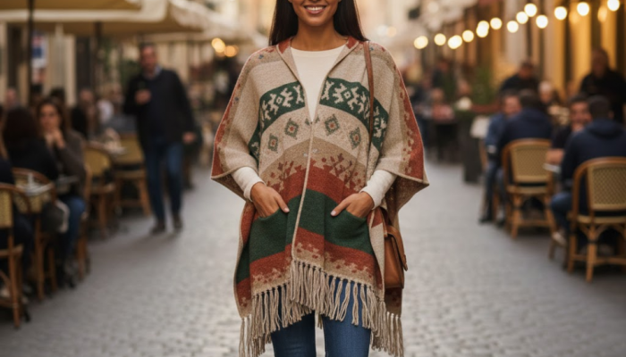 Cozy & Stylish Winter Ponchos for Women: Warm Layers with Modern Charm