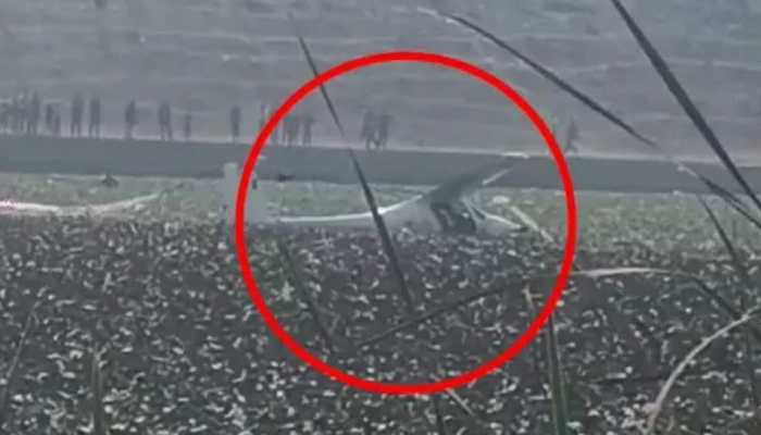 Prayagraj Aircraft Crash: Trainee Plane Crashes Into Pond Near KP College