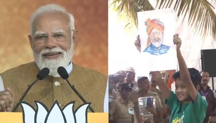 PM Modi notices boy holding his portrait during Kerala rally, says this next..