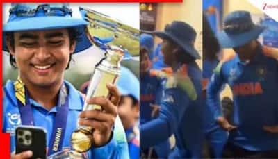 Viral Video: Vaibhav Suryavanshi’s Bhojpuri dance after India's ICC U