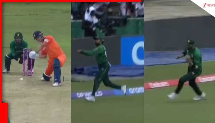 Babar Azam & Shaheen Afridi pull off stunning relay catch in 1st T20 World Cup