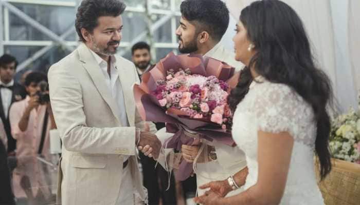 Amid Jana Nayagan release row, Thalapathy Vijay spotted at a Chennai wedding