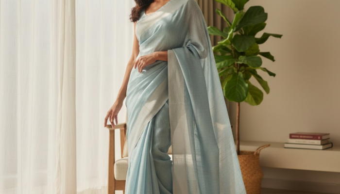 Elegant Linen Sarees That Redefine Everyday Grace